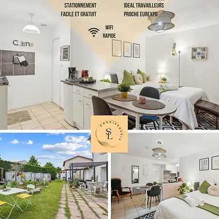 Garden And Serenity, Near Eurexpo And Groupamastadium Saint-Priest (Rhone)